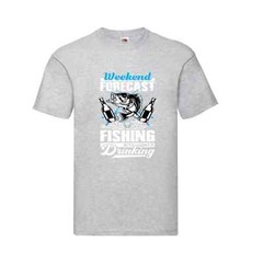 Fishing Forecast Drinking Humour Novelty T Shirt Various Colours And Sizes