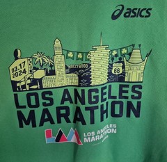 LA Los Angeles MARATHON Asics Dri Fit T Shirt S Small