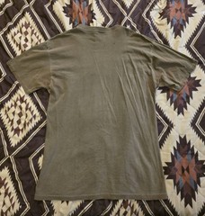 Vtg 90s PSI Single Stitch T-Shirt Mo Ranch Wolves Desert Faded Distressed Large