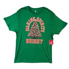 Holiday Time T-Shirt XL Multicolor Crewneck Festive Christmas Graphic Keg Party