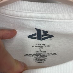 Playstation Shirt Men’s Small White Long Sleeve Graphic Tee T-Shirt Gaming