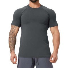 Men’s Short Sleeve Gym Muscle T-Shirt Fitness Tee Workout Slim Fitted Thin Tops