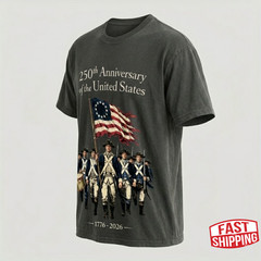 250th Anniversary America Shirt, Revolutionary War Soldiers t-shirt