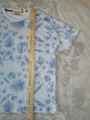 Scotch & Soda Mens Medium Nantucket Breeze Costal Beach Seashells SS Tshirt