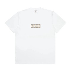 Supreme Burberry Box Logo Tee White SS22 – Size Medium NEW WITH TAGS IN PLASTIC