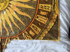 Vintage 1992 Liquid Blue Celestial Sun & Moon T-Shirt – XL – Single Stitch – USA