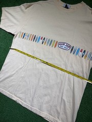 Vintage 90s Ron Jon Surf Shop wrap around Multi Surfboard made in USA T-Shirt