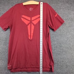 Nike Dri Fit Men’s T Shirt Red Size L PolyCotton Triangle Logo