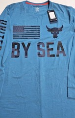 Under Armour Project Rock Veterans Day By Sea Long Sleeve T-Shirt Men’s Size XL