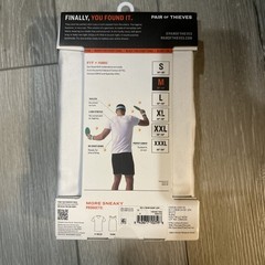 NWT Pair of Thieves Fitted White 2 T Shirts Pack Mens M Tee Undershirt Soft
