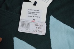 BALLANTYNE SWEATER L-50 COTTON NEW LOGO 550.00 CART. GREEN CERTIFICATE