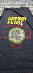 Rare Vtg 90’s Single Stitch ASPIRIN FEAST band T-shirt (See Photos)