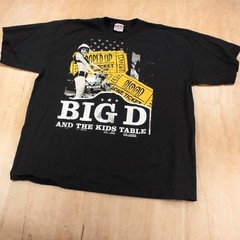 BIG D AND THE KIDS TABLE ticket t-shirt 2XL vtg y2k usa made ska punk