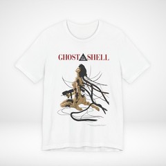 Ghost in the Shell Anime T-Shirt Cyberpunk Graphic Tee Motoko Kusanagi