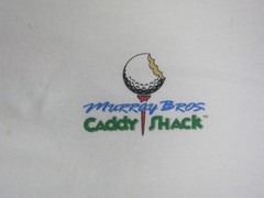Vintage Caddyshack Shirt Mens Large L White Be The Ball Golf 90s Murray Bros
