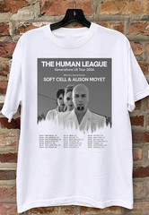 The Human League The Generations US Tour 2026 White Shirt L376