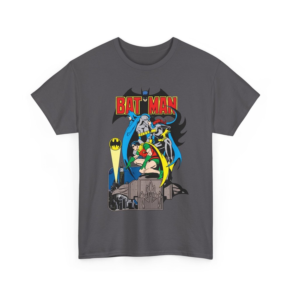 Batman Robin Batgirl T-Shirt DC Comics José Luis García-López Art Vintage-Style