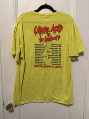 Yellow Uncle Acid & The Deadbeats North American Tour Shirt XL 2022 Distressed