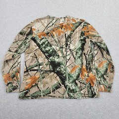 Outfitters Ridge Shirt Mens Large (42-44) Realtree Camo VTG Y2K Branches Leaves