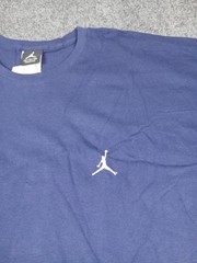 Jordan Jumpman Vintage T Shirt Mens Size XL Nwt Embroidered Logo Navy Blue