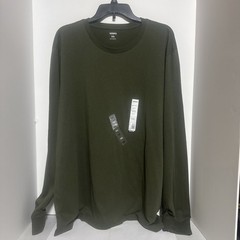 Sonoma The Essential Tee NWT! Stretch Fabric Tag Free Long Sleeve XXL Forest CL9