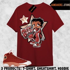 Shirt To Match Jordan 13 Dune Red Sneaker Matching Tee Sneakerhead Betty
