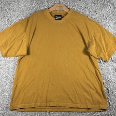 FEELS SO GOOD BRAND T-Shirt Men’s XL Brown Blank Short Sleeve Austin TX Stretch