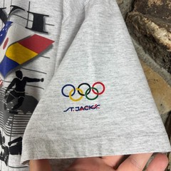 Vintage 1996 Games Of The XXVI Olympiad Atlanta World Wide Tour T Shirt Large
