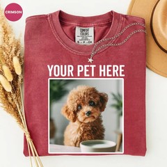 Custom Dog T-Shirt Personalized Pet Lover Gift Comfort