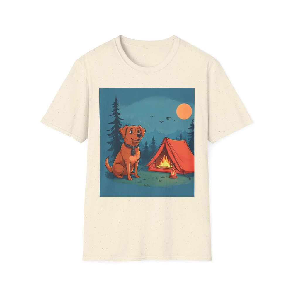 Camping Adventures With The Dog Tshirt for Camping and Dog Lovers