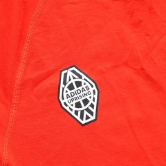 Adidas Uprising Logo Men’s Red Climalite Ultimate Tee T-Shirt