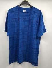 Intel Insiders All Over Print CPU Motherboard Employee Crew Blue T-Shirt XL