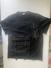 iHeartRaves Festival/Rave Black Utility Crew Neck T-Shirt Men’s M