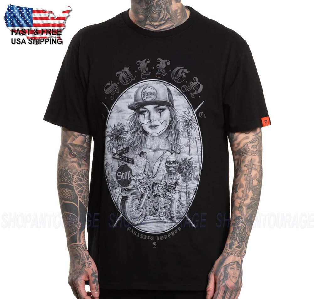 Sullen Art Collective Paradize Premium Fit SCM7262 Short Sleeve T-shirt For Men