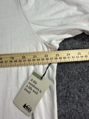 REI Co‑op Unisex T‑Shirt – Size L – White – Outdoor / Biking – NWT