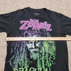 Rob Zombie Shirt Mens Medium Black Dragula Metal Rock Band Tour Concert Tee