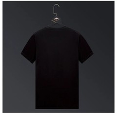 New Fashion Deer Rhinestones Summer Short Sleeve Luxury Men Streetwear T-Shirt