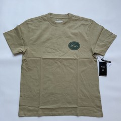 $36 RVCA Men’s Classic Seal T-Shirt Short Sleeves Regular Fit In Khaki Size L