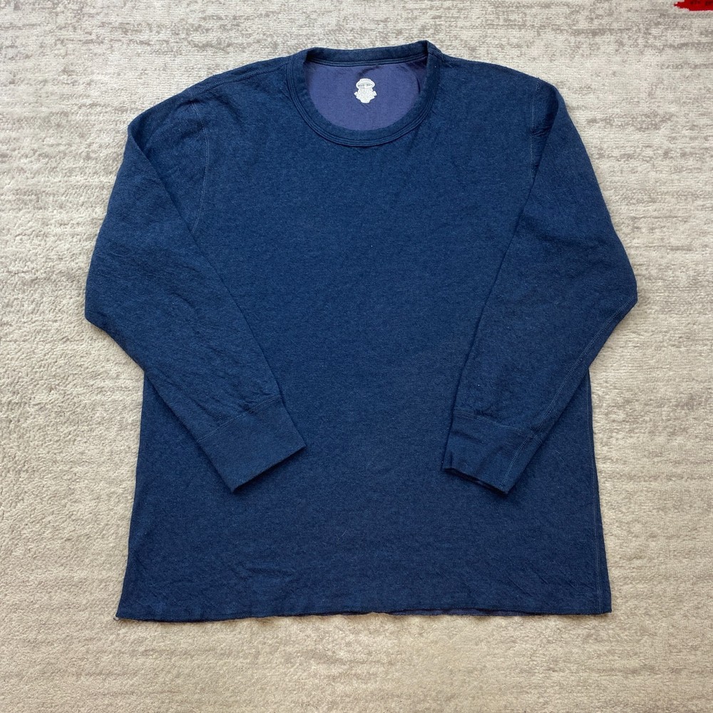 Duofold Shirt Extra Large Blue Wool Two Layer Prep Base Hike Merino Outdoors Men