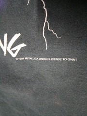 METALLICA vintage 1994 RIDE THE LIGHTNING t shirt ELECTRIC CHAIR Giant LICENSED