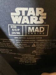 Star Wars Mandalorian Mando & Grogu Navy T-Shirt Size S (34-36) new With Tags