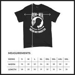 POW MIA You Are Not Forgotten T-Shirt Patriotic Tee Shirt