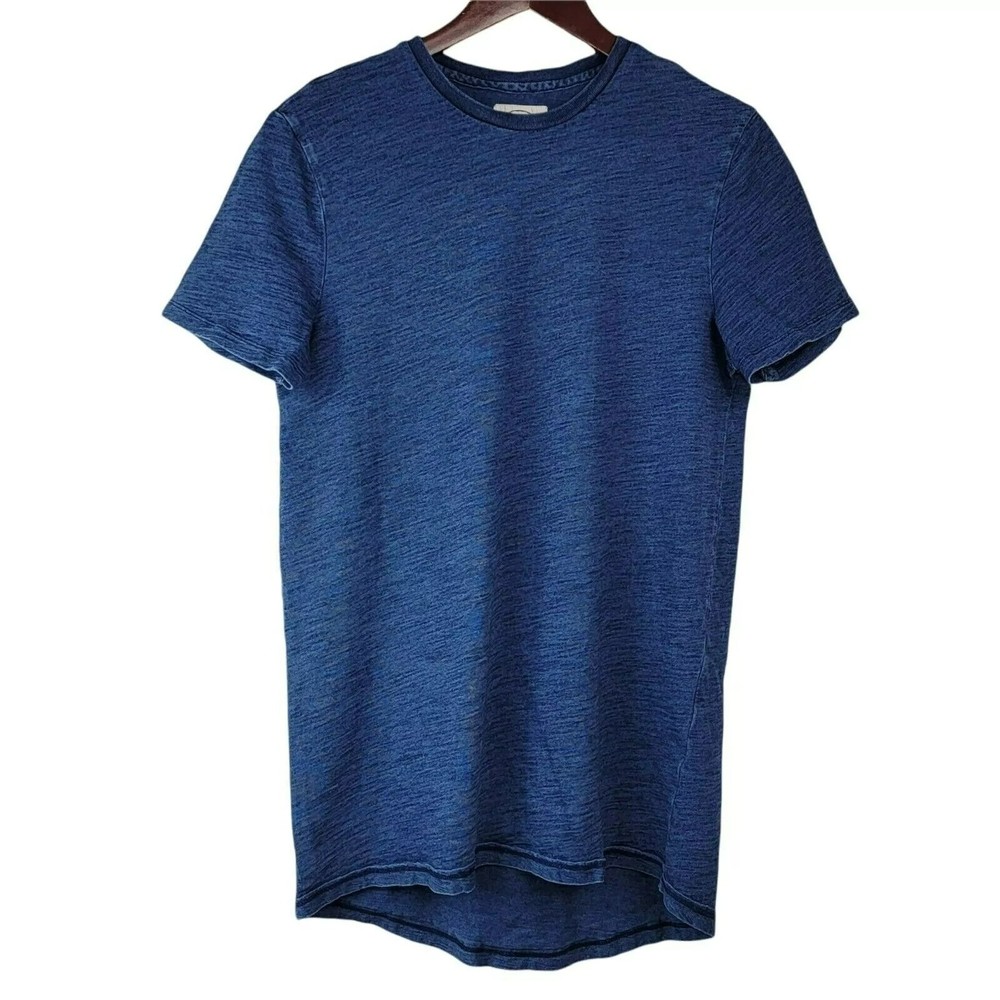 Birch Black Blue Tshirt Mens Sz S Mineral Wash Crew Neck Basic Casual Shirt Top