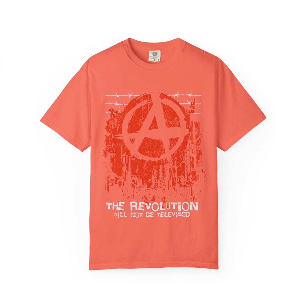 The Revolution Will Not Be Televised T-Shirt | Anarchy Symbol Tee