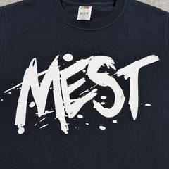 Fruit Of The Loom Best “Mest” Graphic Pullover T-Shirt Men’s Size Small Black