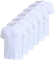 BAMBOO COOL Men Undershirts Moisture-Wicking Crewneck T Shirts, Breathable