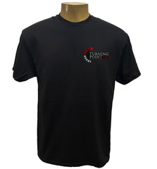 TURNING POINT USA Signed by Charlie Kirk Heat transfer 100%COTTON T Shirt TEE
