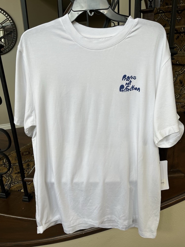 NWT Boody Men’s White Environment Day SS Shirt. Size XL. PTP Measures – 23”