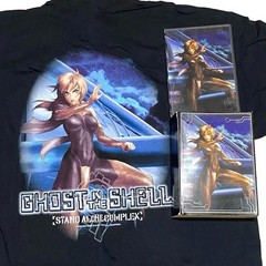 T Shirt Ghost in the Shell DVD Set Rare Vintage Anime Tee Collectible