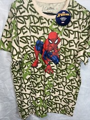 Spider-Man New Adult T-Shirt Size Large Spider Logo C-life Group BX1